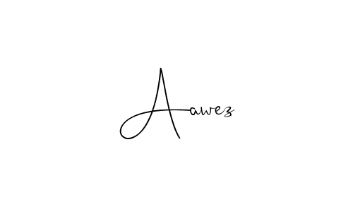 Make a beautiful signature design for name Aawez. Use this online signature maker to create a handwritten signature for free. Aawez signature style 4 images and pictures png