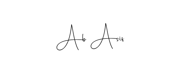 Here are the top 10 professional signature styles for the name Ab Asif. These are the best autograph styles you can use for your name. Ab Asif signature style 4 images and pictures png