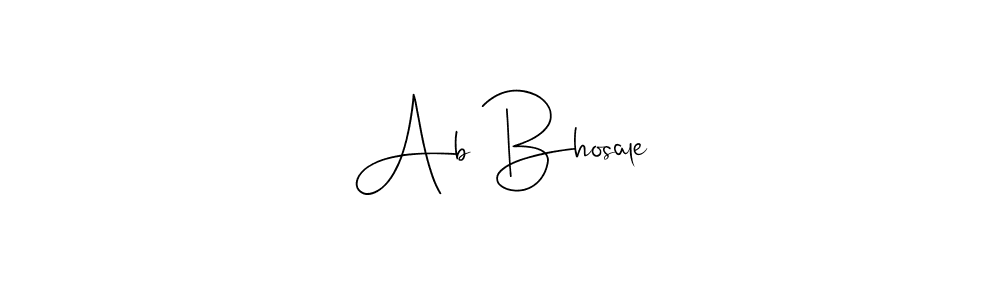Best and Professional Signature Style for Ab Bhosale. Andilay-7BmLP Best Signature Style Collection. Ab Bhosale signature style 4 images and pictures png