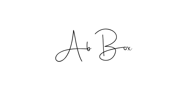 How to Draw Ab Box signature style? Andilay-7BmLP is a latest design signature styles for name Ab Box. Ab Box signature style 4 images and pictures png