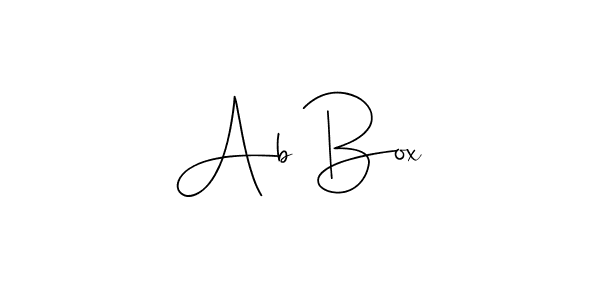 Make a short Ab Box signature style. Manage your documents anywhere anytime using Andilay-7BmLP. Create and add eSignatures, submit forms, share and send files easily. Ab Box signature style 4 images and pictures png