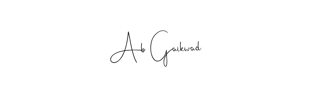 This is the best signature style for the Ab Gaikwad name. Also you like these signature font (Andilay-7BmLP). Mix name signature. Ab Gaikwad signature style 4 images and pictures png