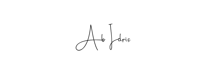 How to Draw Ab Idris signature style? Andilay-7BmLP is a latest design signature styles for name Ab Idris. Ab Idris signature style 4 images and pictures png