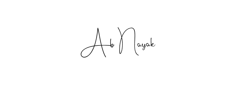 The best way (Andilay-7BmLP) to make a short signature is to pick only two or three words in your name. The name Ab Nayak include a total of six letters. For converting this name. Ab Nayak signature style 4 images and pictures png