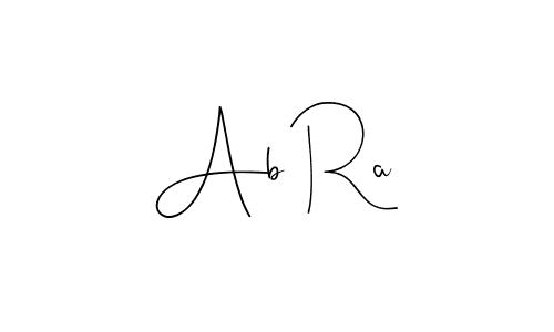 The best way (Andilay-7BmLP) to make a short signature is to pick only two or three words in your name. The name Ab Ra include a total of six letters. For converting this name. Ab Ra signature style 4 images and pictures png