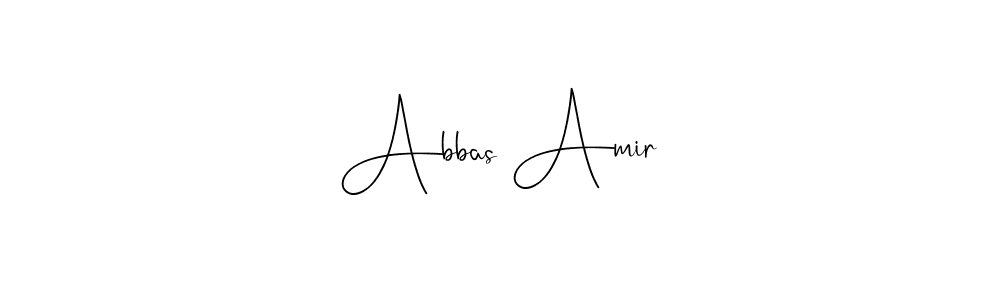 Use a signature maker to create a handwritten signature online. With this signature software, you can design (Andilay-7BmLP) your own signature for name Abbas Amir. Abbas Amir signature style 4 images and pictures png