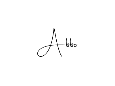 Abbo stylish signature style. Best Handwritten Sign (Andilay-7BmLP) for my name. Handwritten Signature Collection Ideas for my name Abbo. Abbo signature style 4 images and pictures png