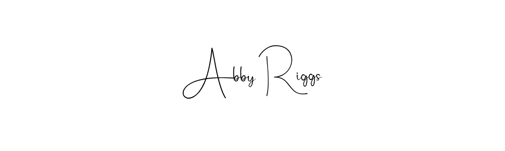 Design your own signature with our free online signature maker. With this signature software, you can create a handwritten (Andilay-7BmLP) signature for name Abby Riggs. Abby Riggs signature style 4 images and pictures png