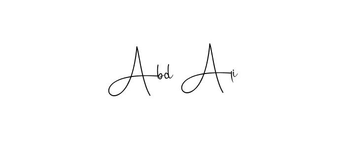 Also we have Abd Ali name is the best signature style. Create professional handwritten signature collection using Andilay-7BmLP autograph style. Abd Ali signature style 4 images and pictures png