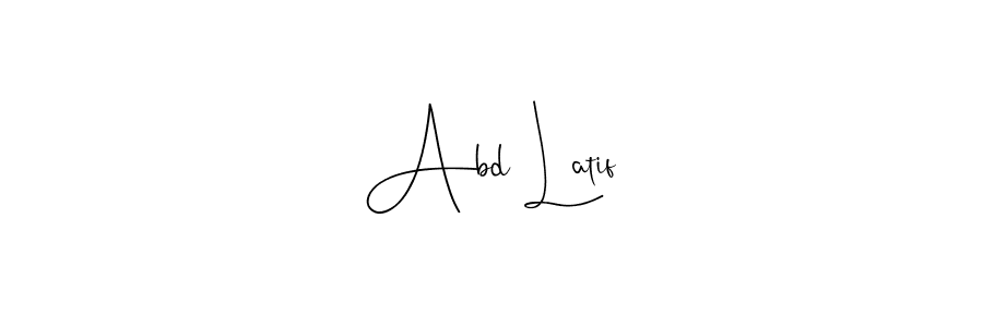 Abd Latif stylish signature style. Best Handwritten Sign (Andilay-7BmLP) for my name. Handwritten Signature Collection Ideas for my name Abd Latif. Abd Latif signature style 4 images and pictures png