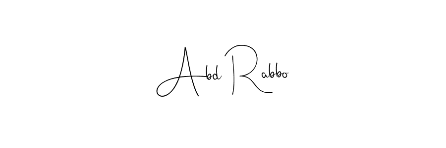 How to make Abd Rabbo signature? Andilay-7BmLP is a professional autograph style. Create handwritten signature for Abd Rabbo name. Abd Rabbo signature style 4 images and pictures png