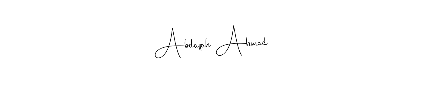 Make a short Abdallah Ahmad signature style. Manage your documents anywhere anytime using Andilay-7BmLP. Create and add eSignatures, submit forms, share and send files easily. Abdallah Ahmad signature style 4 images and pictures png