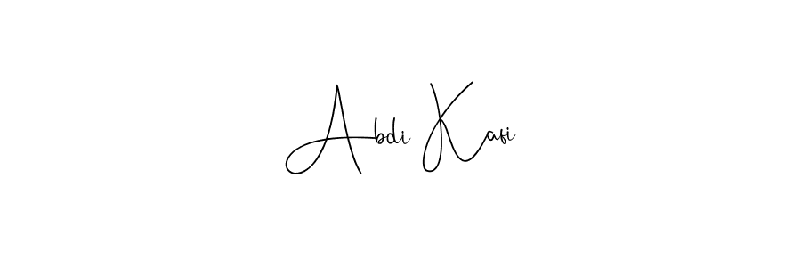 Also You can easily find your signature by using the search form. We will create Abdi Kafi name handwritten signature images for you free of cost using Andilay-7BmLP sign style. Abdi Kafi signature style 4 images and pictures png