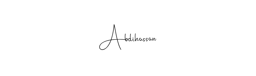 Abdihassan stylish signature style. Best Handwritten Sign (Andilay-7BmLP) for my name. Handwritten Signature Collection Ideas for my name Abdihassan. Abdihassan signature style 4 images and pictures png