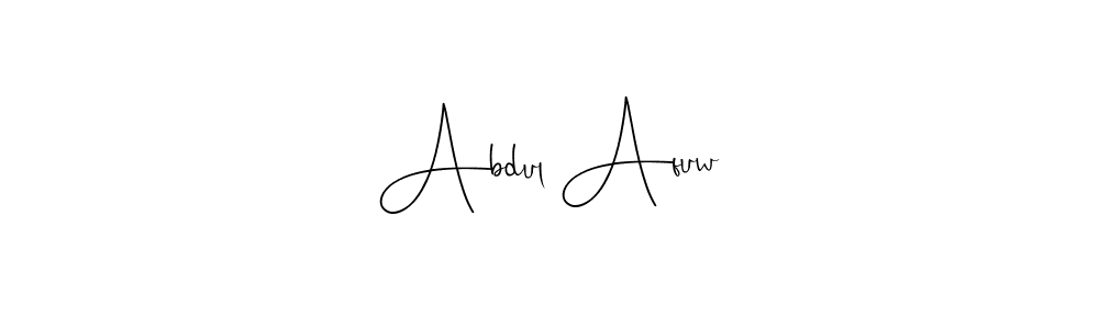 The best way (Andilay-7BmLP) to make a short signature is to pick only two or three words in your name. The name Abdul Afuw include a total of six letters. For converting this name. Abdul Afuw signature style 4 images and pictures png