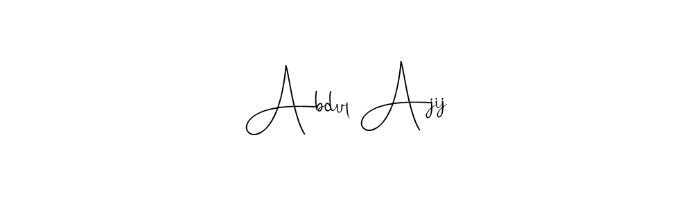 You can use this online signature creator to create a handwritten signature for the name Abdul Ajij. This is the best online autograph maker. Abdul Ajij signature style 4 images and pictures png