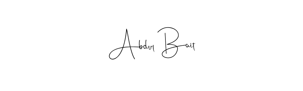 How to make Abdul Bait signature? Andilay-7BmLP is a professional autograph style. Create handwritten signature for Abdul Bait name. Abdul Bait signature style 4 images and pictures png
