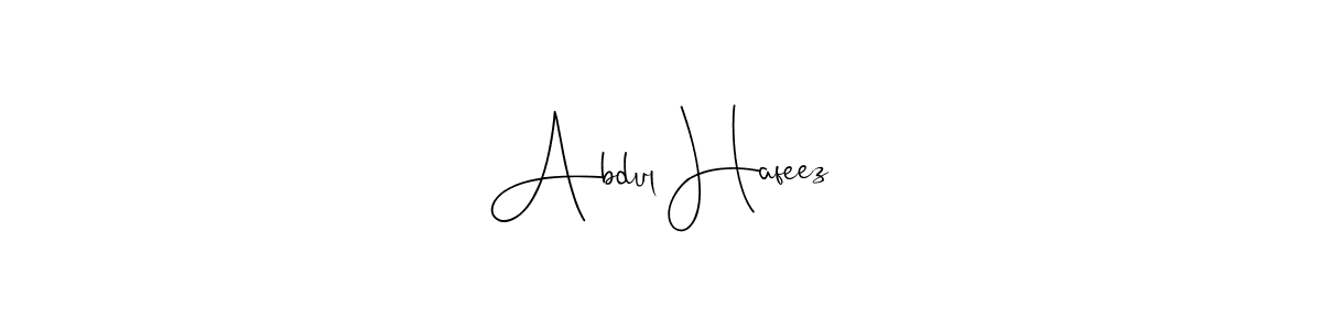 You should practise on your own different ways (Andilay-7BmLP) to write your name (Abdul Hafeez) in signature. don't let someone else do it for you. Abdul Hafeez signature style 4 images and pictures png