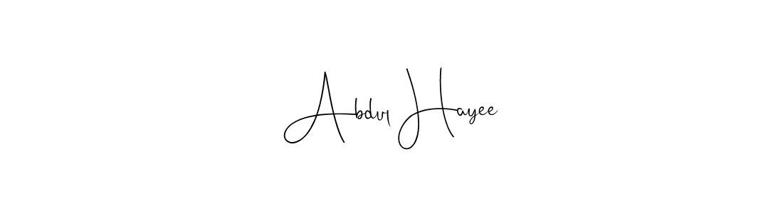 Abdul Hayee stylish signature style. Best Handwritten Sign (Andilay-7BmLP) for my name. Handwritten Signature Collection Ideas for my name Abdul Hayee. Abdul Hayee signature style 4 images and pictures png