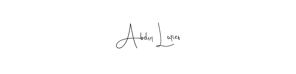 Abdul Latief stylish signature style. Best Handwritten Sign (Andilay-7BmLP) for my name. Handwritten Signature Collection Ideas for my name Abdul Latief. Abdul Latief signature style 4 images and pictures png