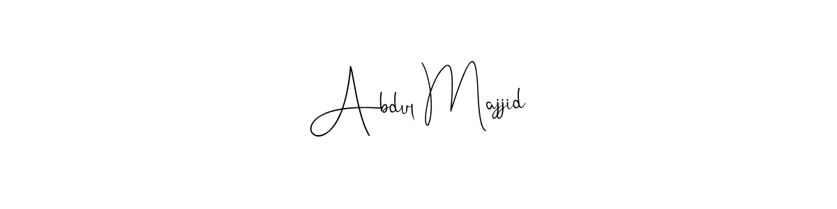 Use a signature maker to create a handwritten signature online. With this signature software, you can design (Andilay-7BmLP) your own signature for name Abdul Majjid. Abdul Majjid signature style 4 images and pictures png