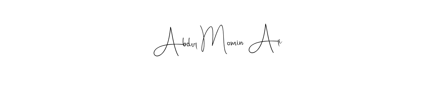 Also we have Abdul Momin Ali name is the best signature style. Create professional handwritten signature collection using Andilay-7BmLP autograph style. Abdul Momin Ali signature style 4 images and pictures png