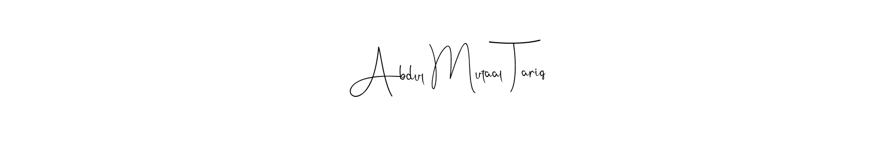 How to make Abdul Mutaal Tariq signature? Andilay-7BmLP is a professional autograph style. Create handwritten signature for Abdul Mutaal Tariq name. Abdul Mutaal Tariq signature style 4 images and pictures png