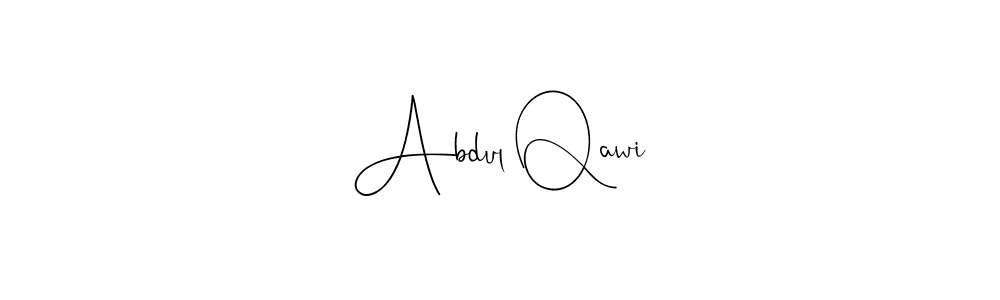 if you are searching for the best signature style for your name Abdul Qawi. so please give up your signature search. here we have designed multiple signature styles  using Andilay-7BmLP. Abdul Qawi signature style 4 images and pictures png