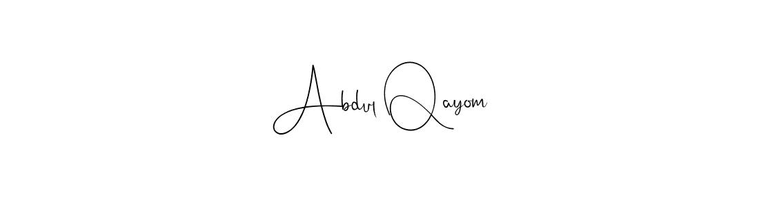 Make a beautiful signature design for name Abdul Qayom. Use this online signature maker to create a handwritten signature for free. Abdul Qayom signature style 4 images and pictures png