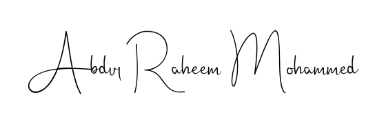 The best way (Andilay-7BmLP) to make a short signature is to pick only two or three words in your name. For converting this name Abdul Raheem Mohammed. Abdul Raheem Mohammed signature style 4 images and pictures png