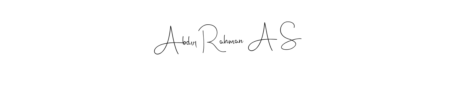 You can use this online signature creator to create a handwritten signature for the name Abdul Rahman A S. This is the best online autograph maker. Abdul Rahman A S signature style 4 images and pictures png