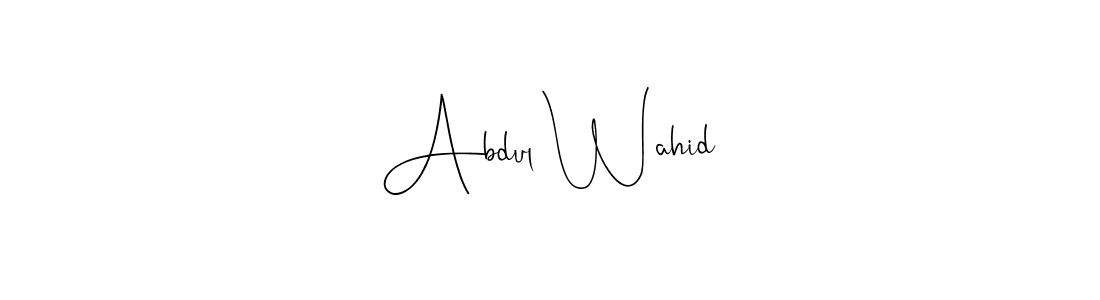 Once you've used our free online signature maker to create your best signature Andilay-7BmLP style, it's time to enjoy all of the benefits that Abdul Wahid name signing documents. Abdul Wahid signature style 4 images and pictures png