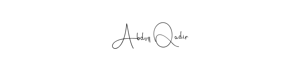 Once you've used our free online signature maker to create your best signature Andilay-7BmLP style, it's time to enjoy all of the benefits that Abdull Qadir name signing documents. Abdull Qadir signature style 4 images and pictures png