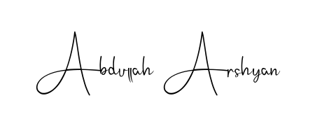 Make your name Abdullah Arshyan memorable on every contract using Andilay-7BmLP autograph style. Instant transparent background export available. Abdullah Arshyan signature style 4 images and pictures png