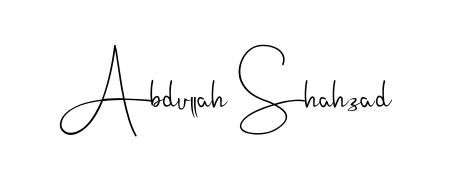 Enhance your business communications with Abdullah Shahzad signature in Andilay-7BmLP lettering. Clean, modern, and universally compatible. Abdullah Shahzad signature style 4 images and pictures png