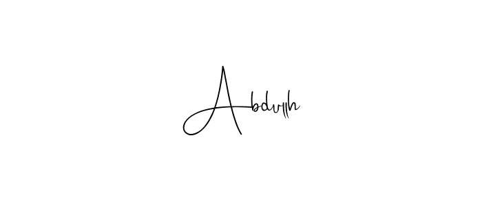 How to Draw Abdullh signature style? Andilay-7BmLP is a latest design signature styles for name Abdullh. Abdullh signature style 4 images and pictures png