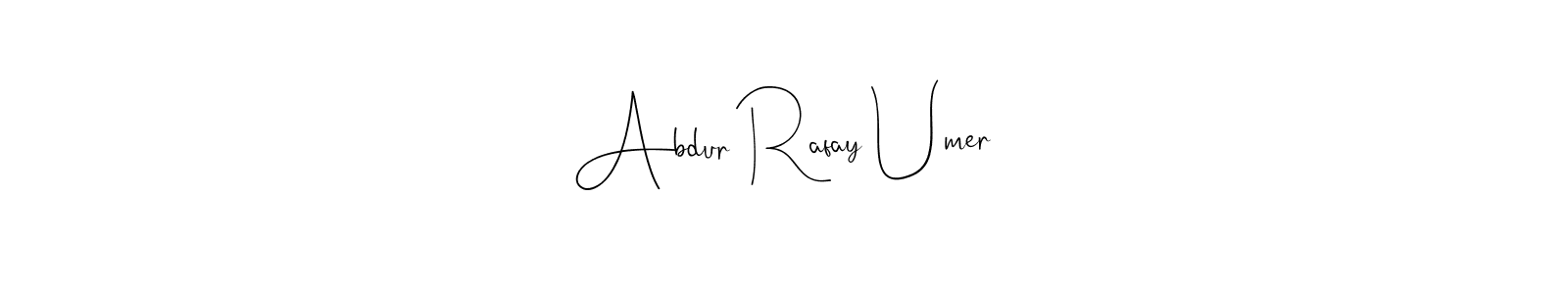 This is the best signature style for the Abdur Rafay Umer name. Also you like these signature font (Andilay-7BmLP). Mix name signature. Abdur Rafay Umer signature style 4 images and pictures png