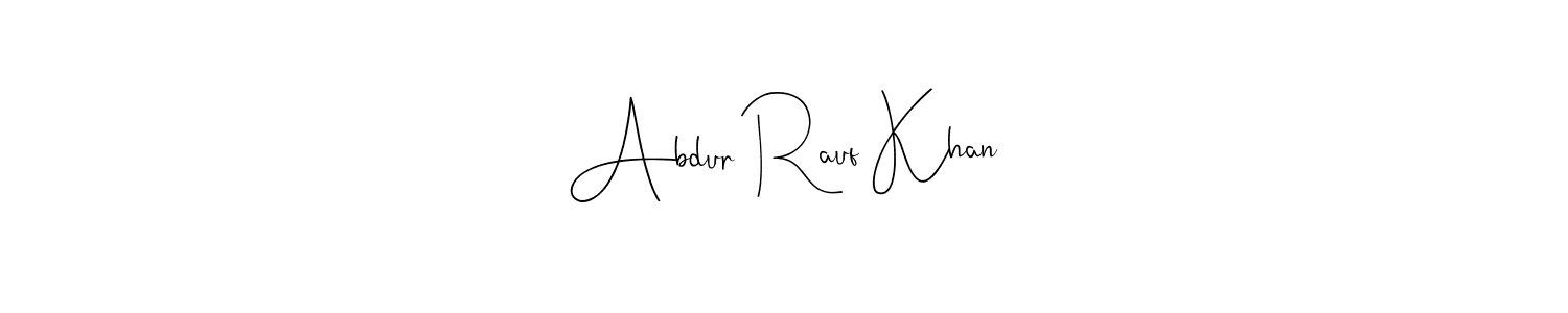 Make a beautiful signature design for name Abdur Rauf Khan. Use this online signature maker to create a handwritten signature for free. Abdur Rauf Khan signature style 4 images and pictures png