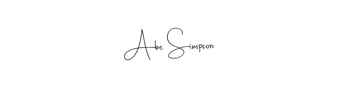 Make a beautiful signature design for name Abe Simpson. Use this online signature maker to create a handwritten signature for free. Abe Simpson signature style 4 images and pictures png