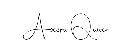 Practice writing Abeera Qaiser with the flow of Andilay-7BmLP lettering. A fantastic source of inspiration for developing your personal signature style. Abeera Qaiser signature style 4 images and pictures png
