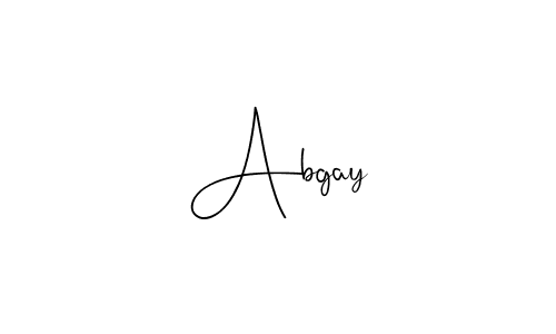 Use a signature maker to create a handwritten signature online. With this signature software, you can design (Andilay-7BmLP) your own signature for name Abgay. Abgay signature style 4 images and pictures png