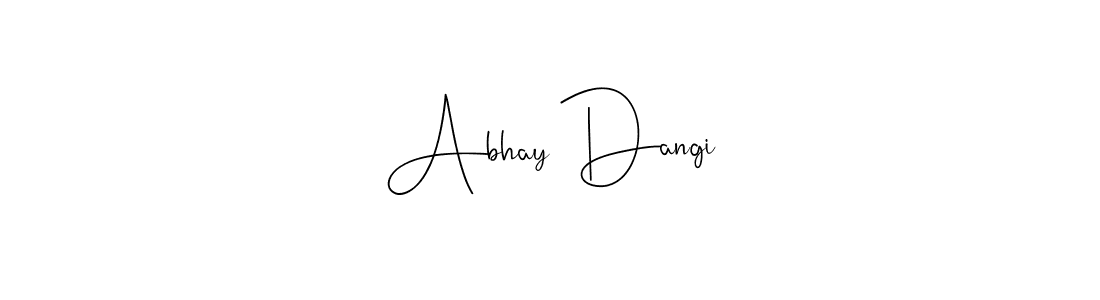 Use a signature maker to create a handwritten signature online. With this signature software, you can design (Andilay-7BmLP) your own signature for name Abhay Dangi. Abhay Dangi signature style 4 images and pictures png