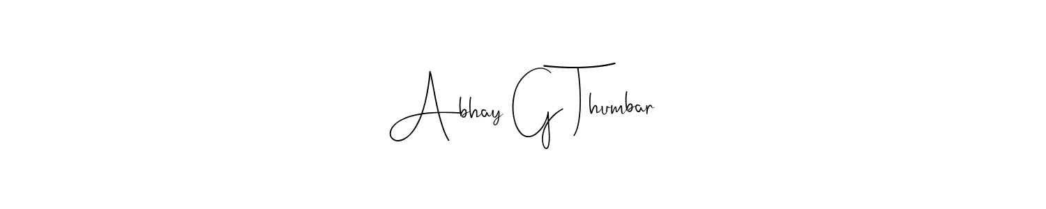 See photos of Abhay G Thumbar official signature by Spectra . Check more albums & portfolios. Read reviews & check more about Andilay-7BmLP font. Abhay G Thumbar signature style 4 images and pictures png