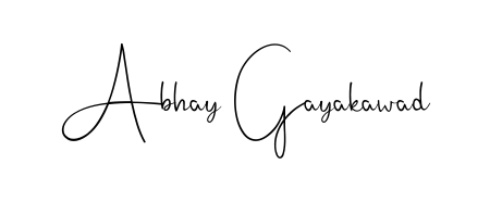Upgrade your professional image with Abhay Gayakawad signature created with Andilay-7BmLP font. Fast, free, and watermark-free download. Abhay Gayakawad signature style 4 images and pictures png