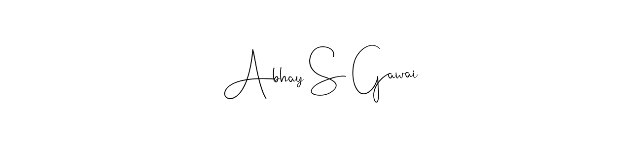 Make a beautiful signature design for name Abhay S Gawai. Use this online signature maker to create a handwritten signature for free. Abhay S Gawai signature style 4 images and pictures png
