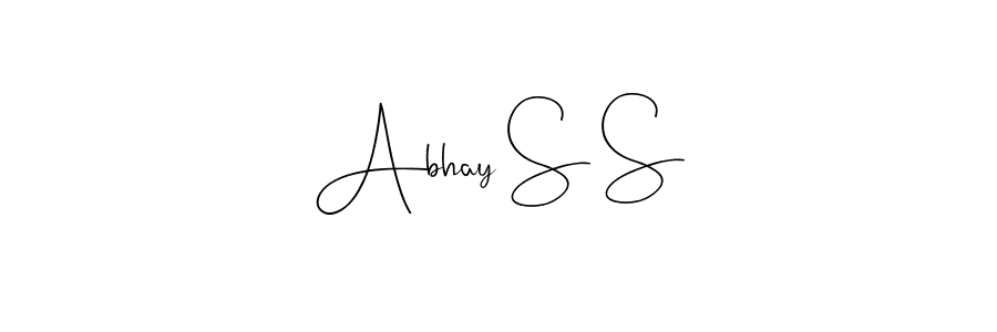 Abhay S S stylish signature style. Best Handwritten Sign (Andilay-7BmLP) for my name. Handwritten Signature Collection Ideas for my name Abhay S S. Abhay S S signature style 4 images and pictures png