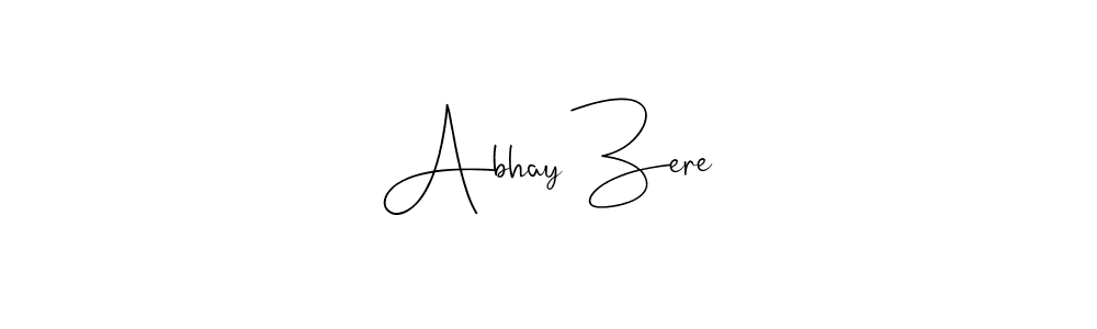 You should practise on your own different ways (Andilay-7BmLP) to write your name (Abhay Zere) in signature. don't let someone else do it for you. Abhay Zere signature style 4 images and pictures png