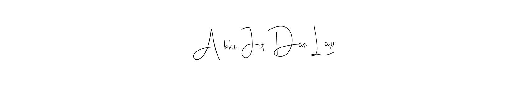 Abhi Jit Das Lalu stylish signature style. Best Handwritten Sign (Andilay-7BmLP) for my name. Handwritten Signature Collection Ideas for my name Abhi Jit Das Lalu. Abhi Jit Das Lalu signature style 4 images and pictures png