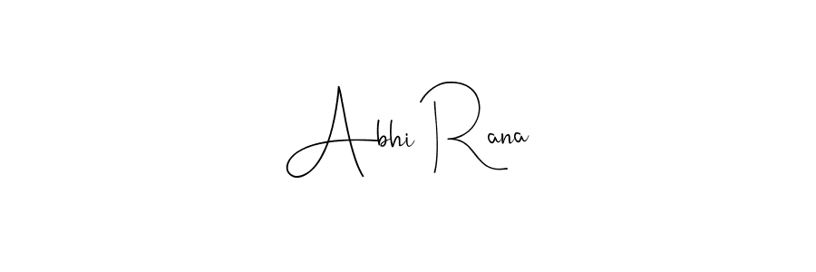 Also You can easily find your signature by using the search form. We will create Abhi Rana name handwritten signature images for you free of cost using Andilay-7BmLP sign style. Abhi Rana signature style 4 images and pictures png