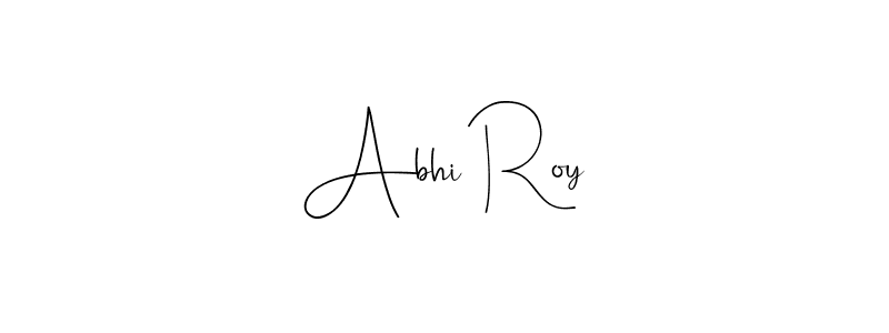 Make a beautiful signature design for name Abhi Roy. Use this online signature maker to create a handwritten signature for free. Abhi Roy signature style 4 images and pictures png